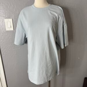 Comfrt Essential Oversized Tee, Skylight, M